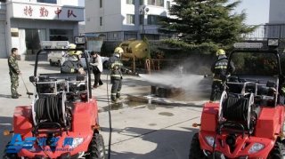 老城區消防還需依靠小巧的細水霧消防摩托車(chē)
